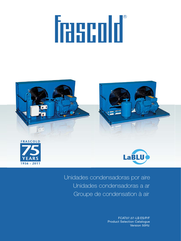Unidades Condensadoras LaBLU 50Hz | PDF | Informática | Tecnología