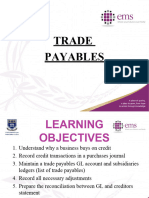 Trade Payable Slideshow