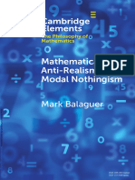 Mark Balaguer - Mathematical Anti-Realism and Modal Nothingism (2022, Cambridge University Press) (10.1017 - 9781009346030)