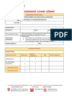 SITXMGT005 Student Assessment Tasks