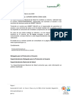 Delegada para La Protección Al Usuario Superintendencia Delegada para La Protección Al Usuario Superintendencia Nacional de Salud