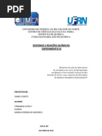 TRABALHO DE QUIMICA INORGÂNICA