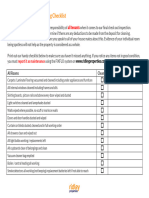 Check Out List For Tenants