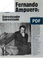 Fernando Ampuero. Entrevistador Entrevistado