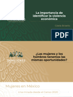 La Importancia de Identificar La Violencia Economica Gisela Brisenio Loredo INMUJERES