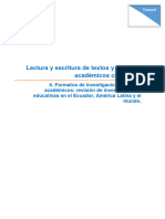 Tema 6 - Formatos de Investigación de Textos Académicos