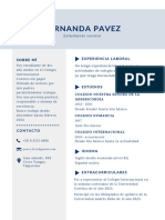 Fernanda Pavez: Estudiante Escolar