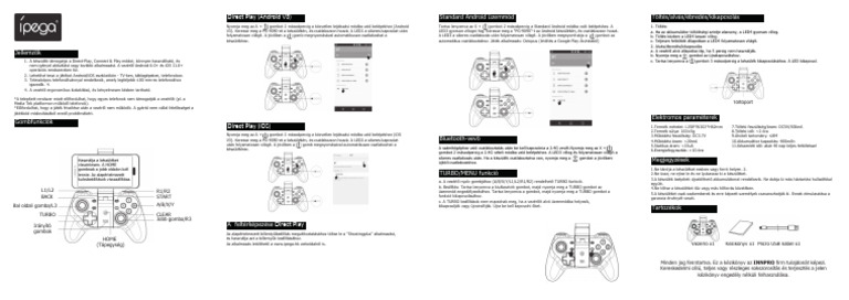 Ipega PG-9129 Instrukcja PL | PDF