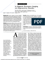 1996 Quantitative Brain Magnetic Resonance Imaging in Attention-Deficit Hyperactivity Disorder