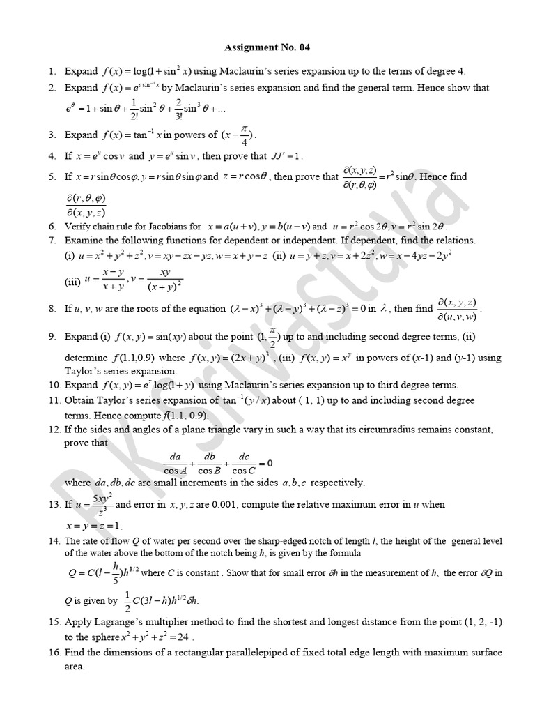 Assignment 04 | PDF