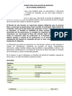 Cuestionario para Evaluacion de Adopcion - Final General