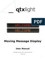 Moving Message Display: User Manual