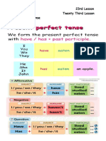 LESSON 23, Present Perfect