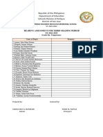 Reading Assessment