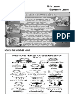 LESSON 18, The Weather and The Seasons of The Year