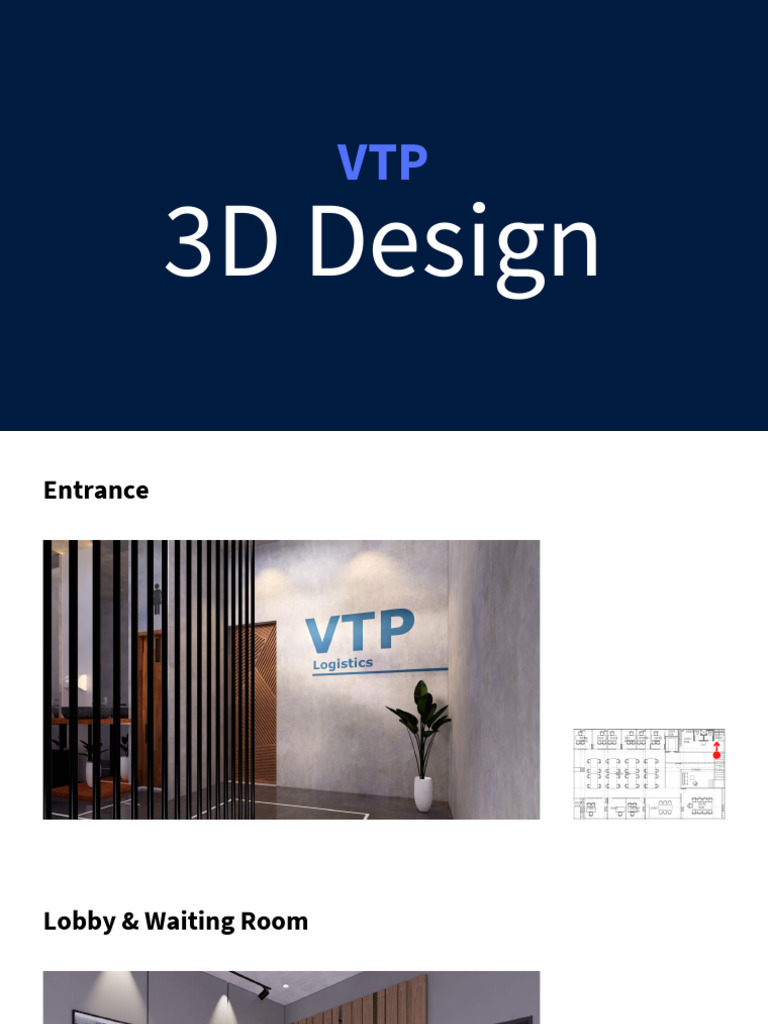 VTP 3D Design for Office Spaces | PDF