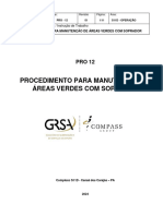 Pro 12 - Manutenção de Áreas Verdes Com Soprador