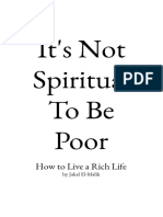 It's Not Spiritual To Be Poor - FINAL EDIT