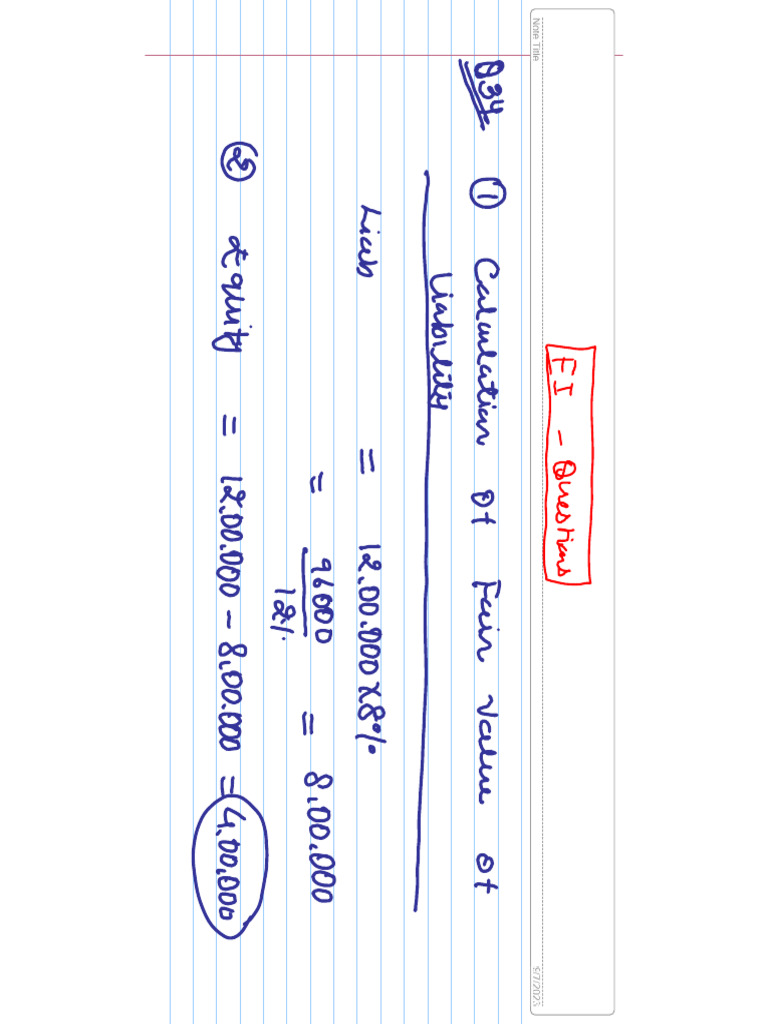 Fin. Instrument - Question | PDF