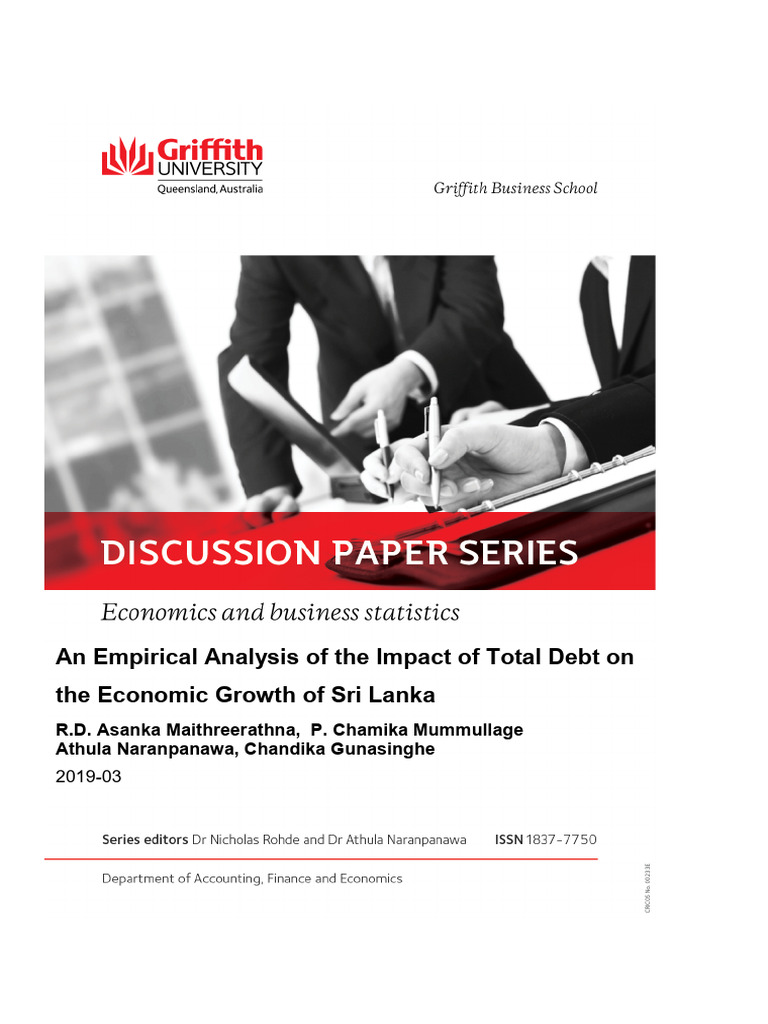 Debt Impact on Sri Lanka's Economic Growth | PDF | Vector ...