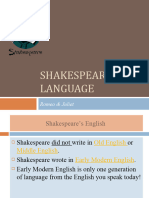 Shakespeares Language