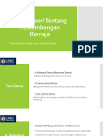 Teori Teori Tentang Remaja