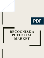 q1 m2 Recognize A Potential Market
