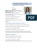 Curriculum Vitae - Leonella Quintana