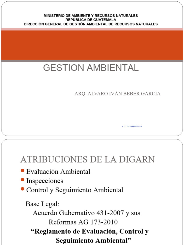 Gestion Ambiental | PDF | Entorno natural | Evaluación de impacto ambiental