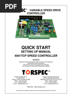 Torspec 5001TCP Quick Start Manual