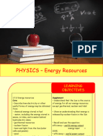 Physics 9 - Energy Resources