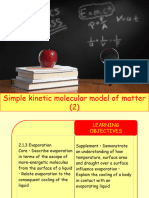 Simple Kinetic Molecular Model of Matter - 2edited