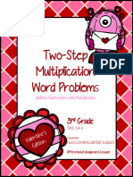 Multiplication Word Problems (Challenging)