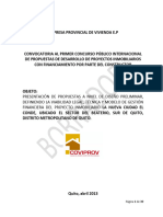 TDRs - Ver 2 - Concurso Público de Propuestas Preliminares para El Desarrollo Del Proyecto Inmobiliario EL CONDE