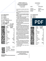 Documento Auxiliar de Bilhete de Passagem Eletrônico Cupom de Embarque Atendimento Ao Usuário Antt - 166