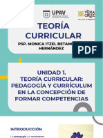 Teoria Curricular Unidad 1 Pedagogia y Curriculum