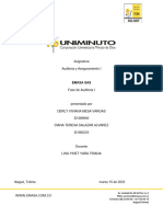 Trabajo Auditoria I Matris de Riesgos y Indicadores