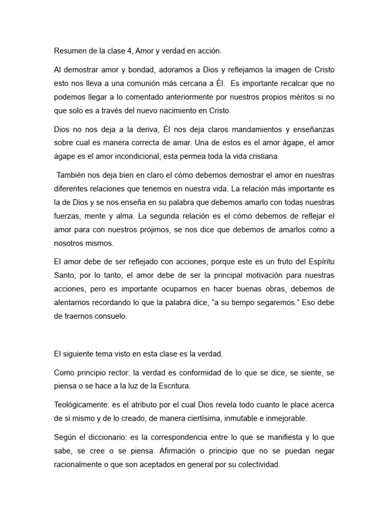 Amor, verdad y emociones en la fe cristiana | PDF | Amor | Verdad