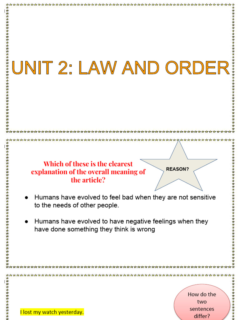UNIT 2 - Sentence Types | PDF