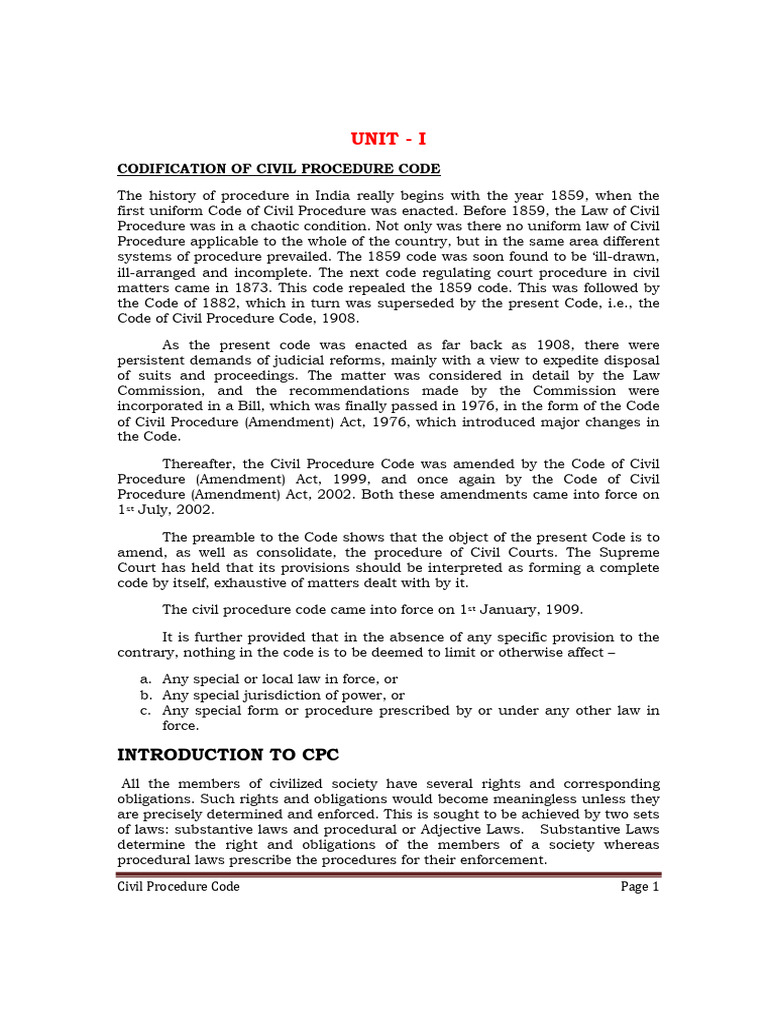 Civil-Procedure-Code-And-Limitation Act | Download Free PDF | Lawsuit ...