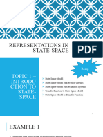 Topic 2 - Representations in State-Space