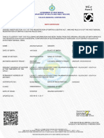 Birth Certificate PDF