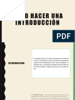 Como Hacer Una Introducción