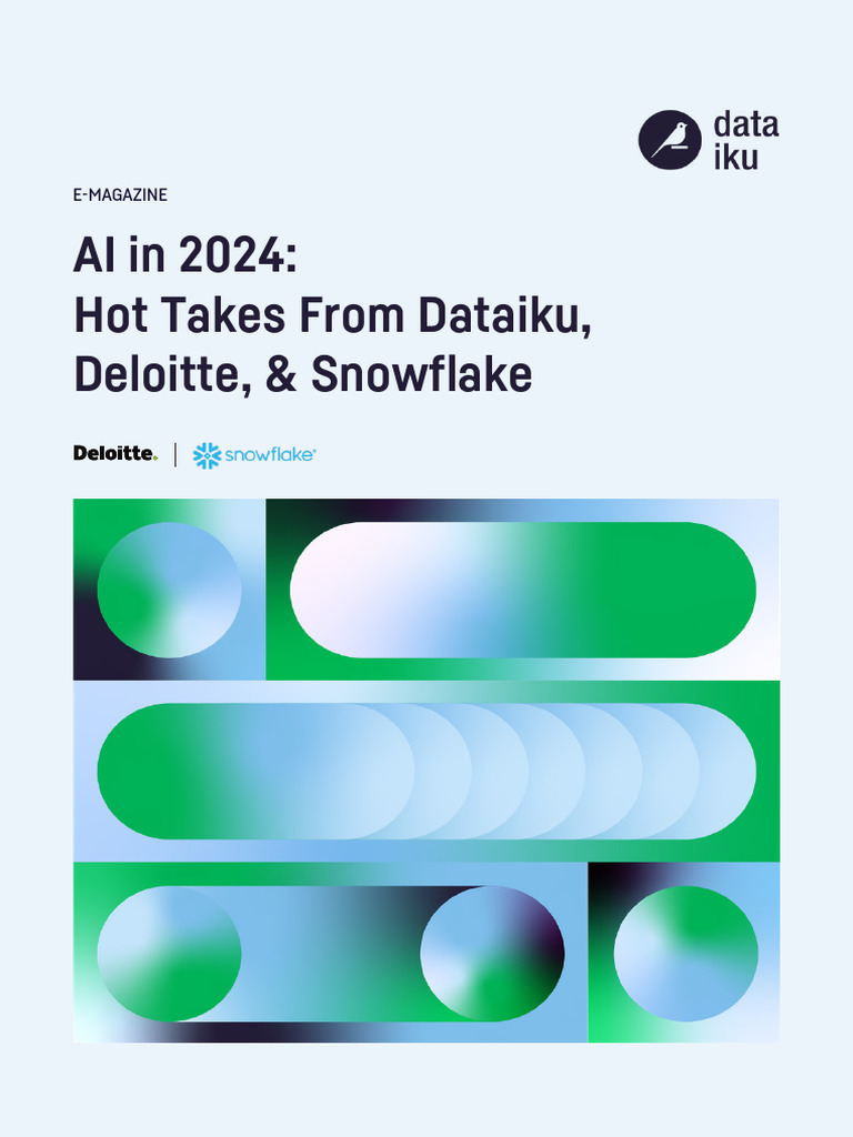 Deloitte And Snowflake Ai Trends In 2024 Download Free Pdf
