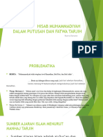 Hisab Muhammadiyah Dalam Putusan Dan Fatwa Tarjih