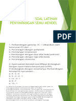 Soal Latihan Penyimpangan Mendel 2019