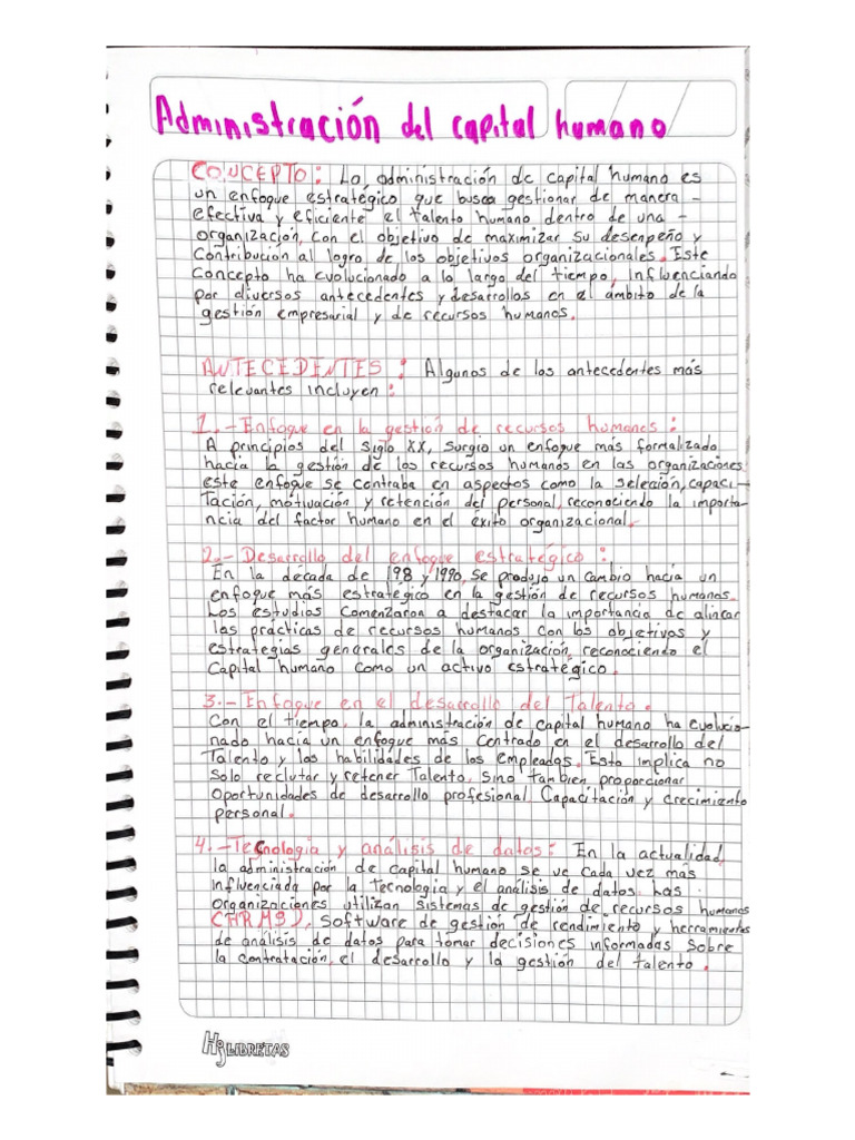 Administración de Capital Humano | PDF