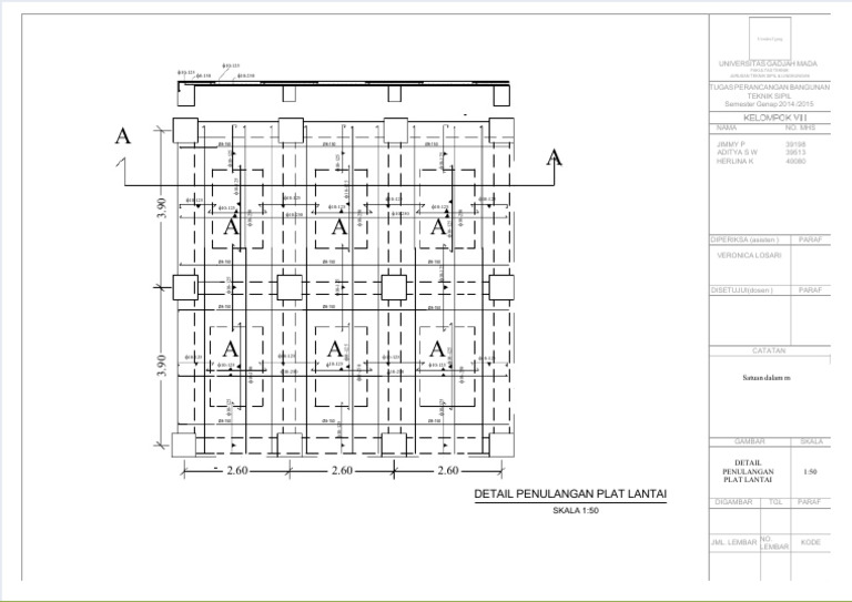 Dokumen - Tips - Detail Penulangan Pelat Lantai | PDF