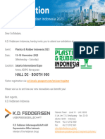 2023 Invitation Plastics & Rubber Indonesia