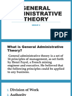 General Administrative Theory